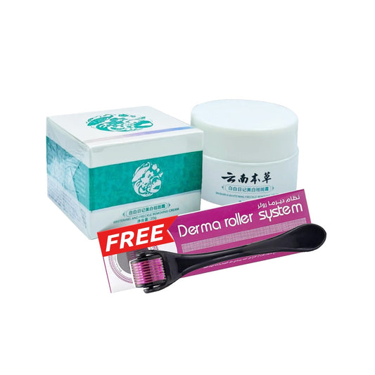 Buy 2 Baibairiji Whitening freckle remover Cream Get Derma Roller Free