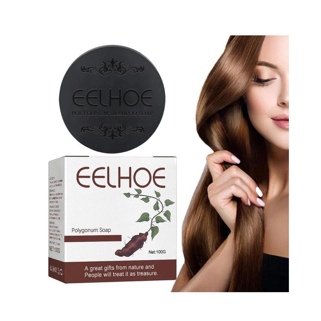 Buy 2 Eelhoe Polygonum Black Shampoo Soap & Get Essential Oil Free