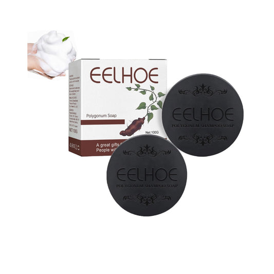EELHOE Polygonum Natural Black Soap Shampoo for Hair Growth