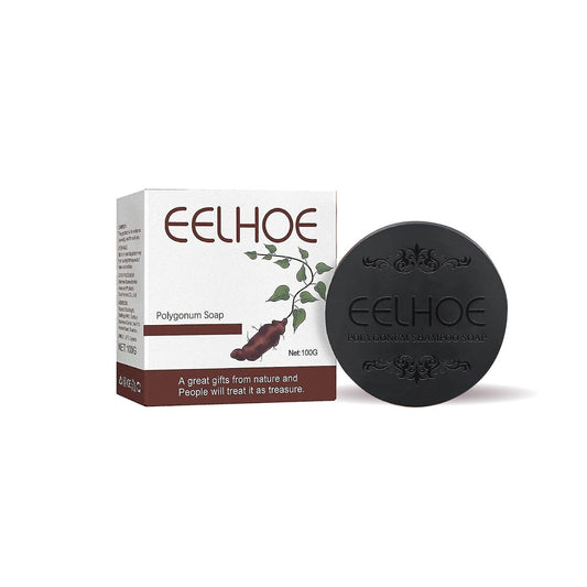EELHOE Polygonum Natural Black Soap Shampoo for Hair Growth