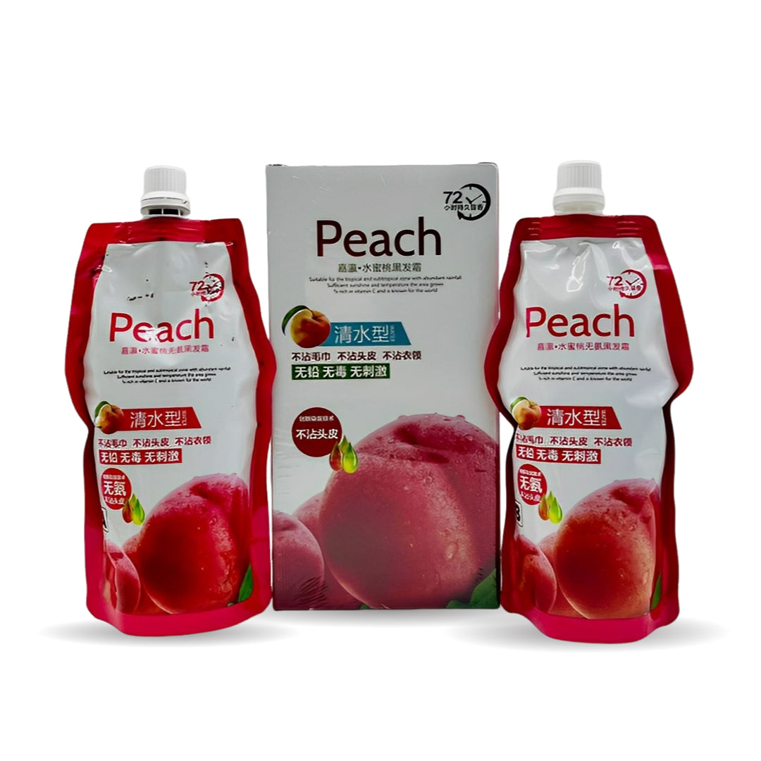 Hair Cream Set with Peach Flavour Hair Dye