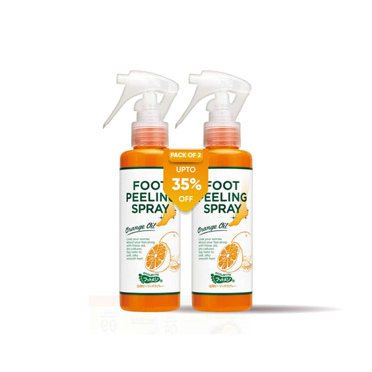 Buy Foot Peeling Spray Natural Orange Oil Pack of Two