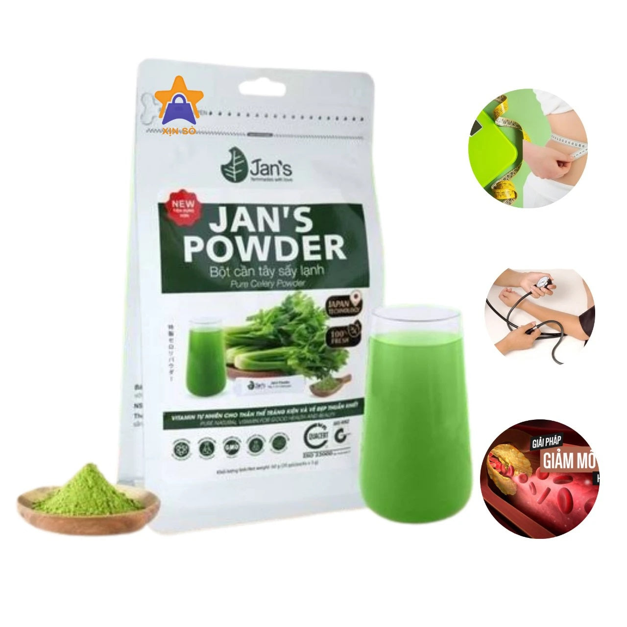 Buy JAN’S Celery Powder for Weight Loss Pack of 5 Get Discount