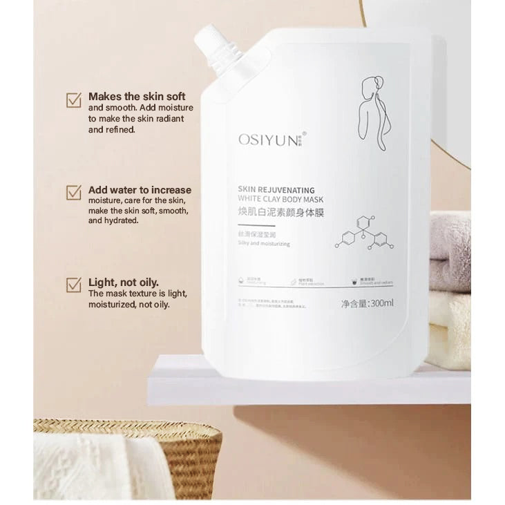 Osiyun Revitalizing White Clay Body Mask Benefits