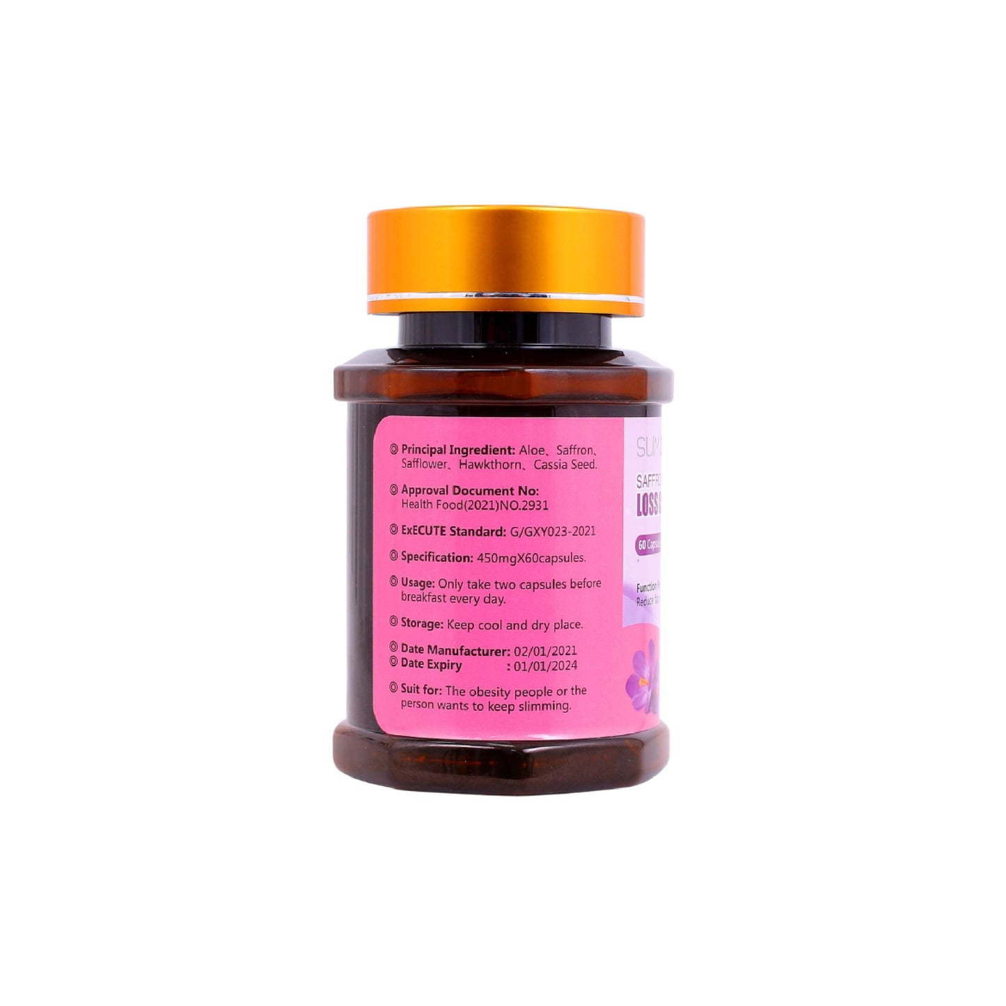 Slim Diet Saffron Weight Loss Capsules Benefits and Ingredients