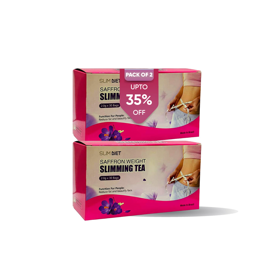 Slim Diet Saffron Weight Loss Slimming Tea Pack of Two