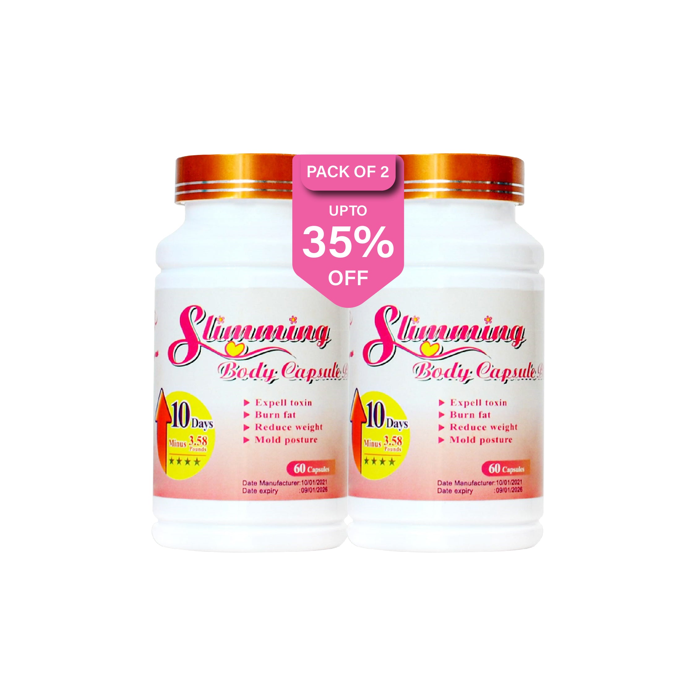 Slimming Body Capsule Plus Pack of Two