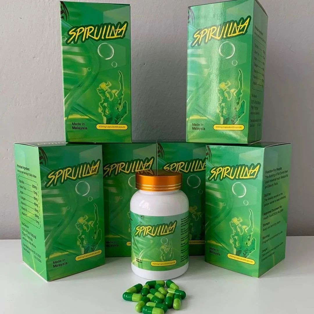 Spirulina Capsules for Weight Loss HerbalsDubai