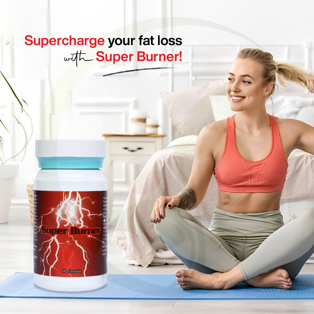 Super charge your fat loss with super burner weight loss capsules!