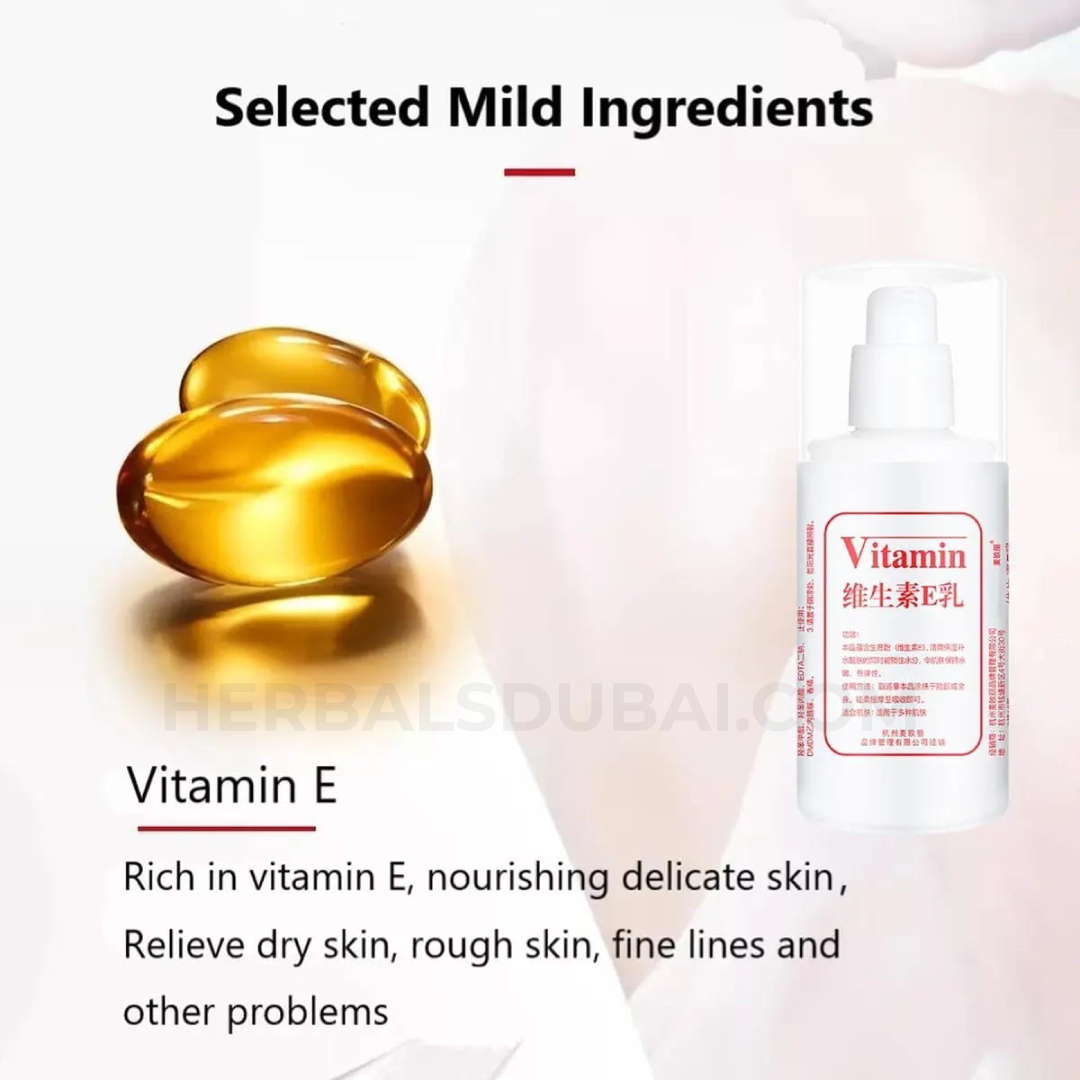 Vitamin E Milk Moisturizer Face & Body Cream Ingredients 
