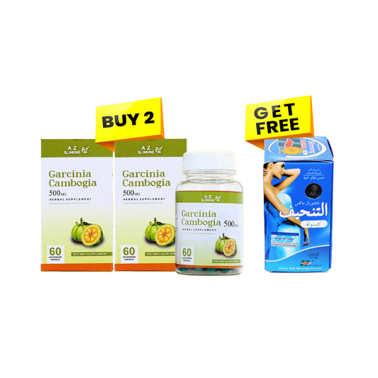 Buy 2 Garcinia Cambogia 500mg & get 1 Natural Max Slimming Free