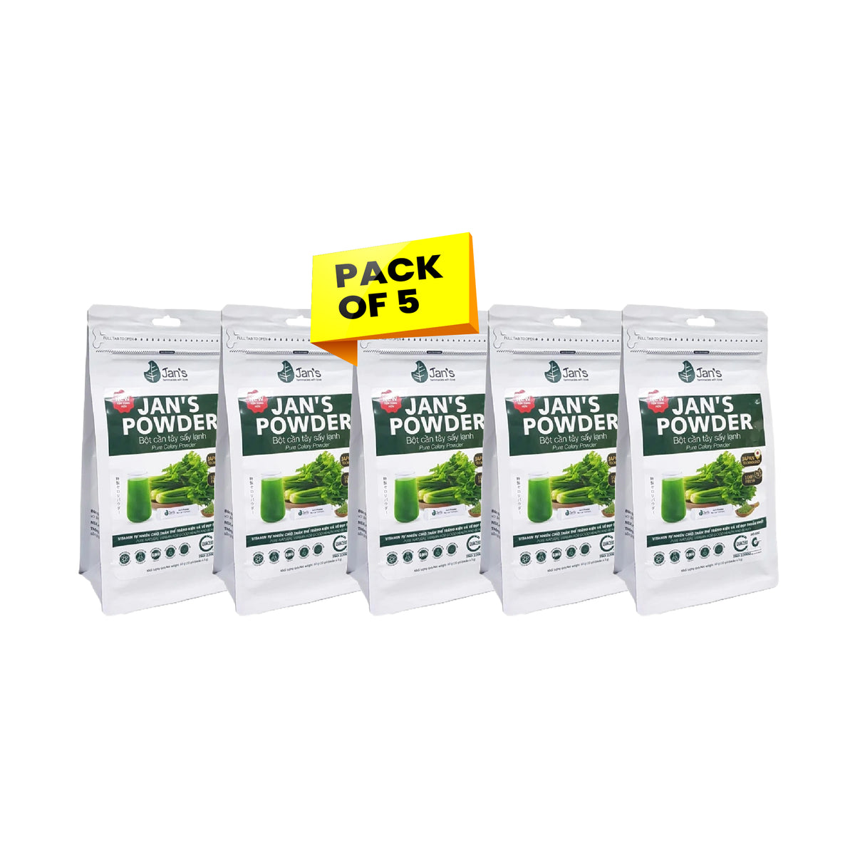 Buy JAN’S Celery Powder for Weight Loss Pack of 5 Get Discount