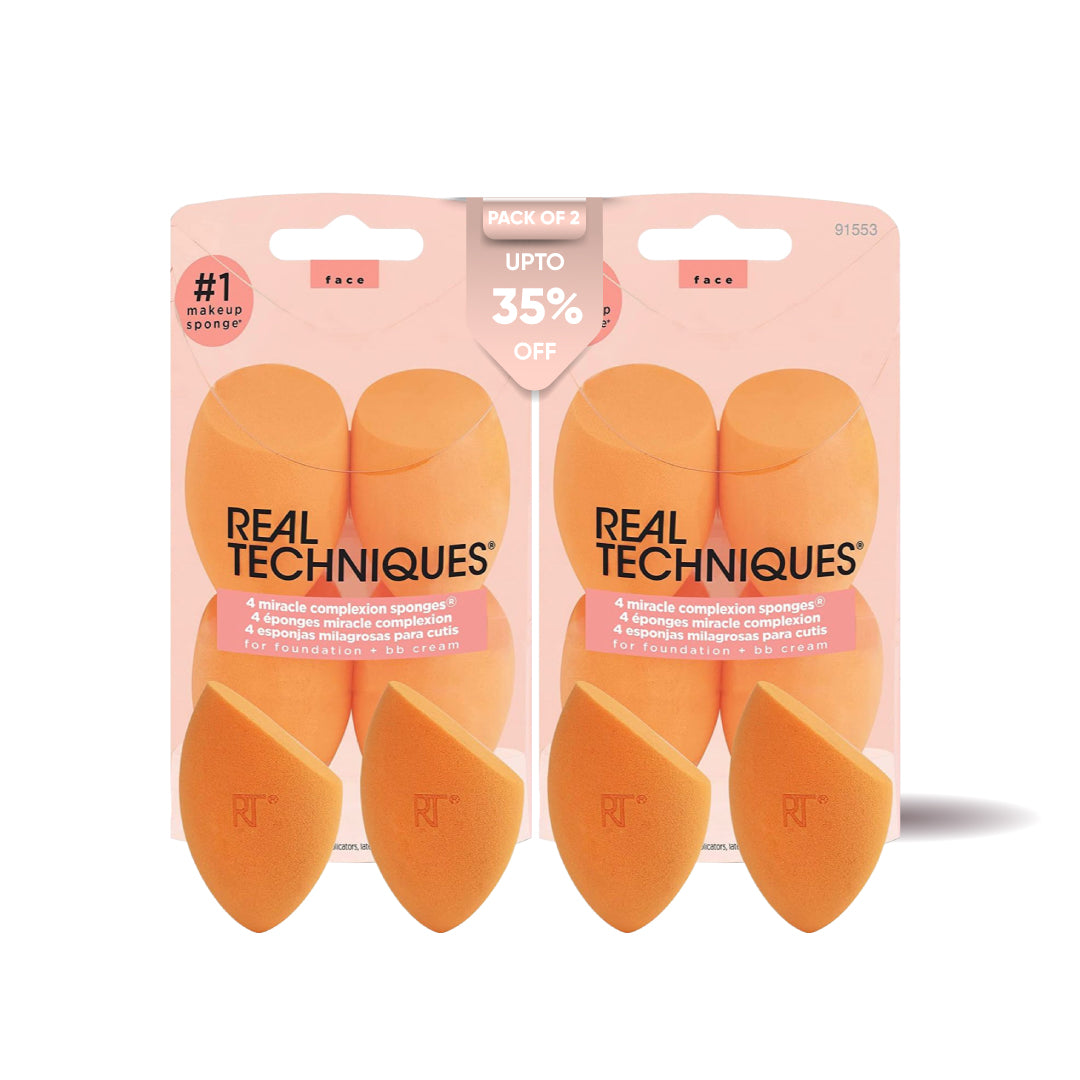 Real Techniques Miracle Complexion Sponge Orange pack of two