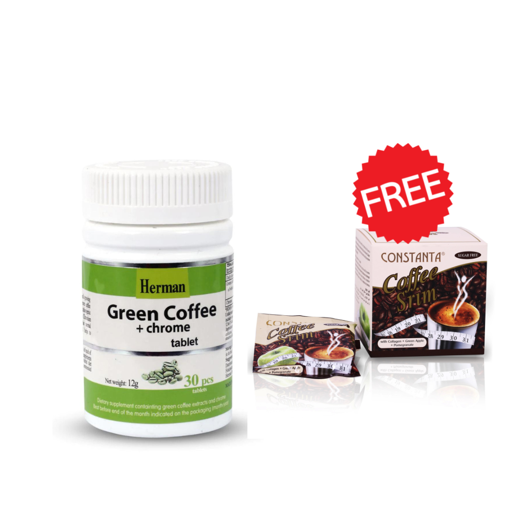 Green Coffee chrome, Constanta coffee srim